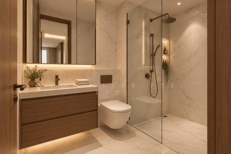 Lentor Hills Residences, 31 Lentor Hills Road, Mandai / Upper Thomson, 2 Bedrooms, 753 sqft, Apartment For Sale, by Reine Chan, 500286544 - Bathroom - PropertyGuru.com.sg