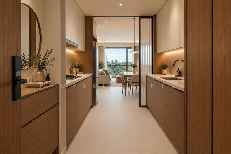 Lentor Hills Residences, 31 Lentor Hills Road, Mandai / Upper Thomson, 2 Bedrooms, 753 sqft, Apartment For Sale, by Reine Chan, 500286544 - Kitchen - PropertyGuru.com.sg