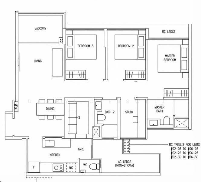 Amberwood at Holland, Tanglin / Holland / Bukit Timah, 3 Bedrooms, 872 sqft, Condominium For Sale, by Darryl Cresswell, 500286573 - PropertyGuru.com.sg
