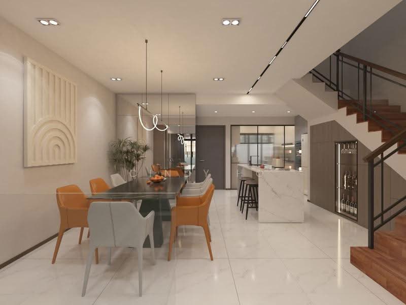 Beautifully renovated House in Saint Anne’s Wood Housing Estate, Saint Anne’s Wood Housing Estate, Hougang / Punggol / Sengkang, 7 Bedrooms, 3,578 sqft, Terraced House For Sale, by Cindy Ho, 500286636 - Dining Room - PropertyGuru.com.sg