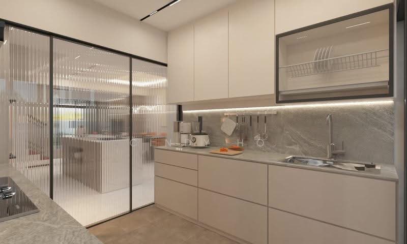Beautifully renovated House in Saint Anne’s Wood Housing Estate, Saint Anne’s Wood Housing Estate, Hougang / Punggol / Sengkang, 7 Bedrooms, 3,578 sqft, Terraced House For Sale, by Cindy Ho, 500286636 - Kitchen - PropertyGuru.com.sg