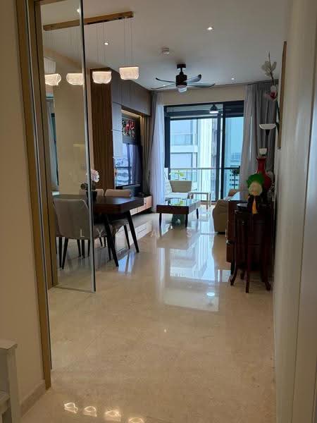 Urban Treasures, 205 Jalan Eunos, Eunos / Geylang / Paya Lebar, 3 Bedrooms, 1,012 sqft, Condominium For Rent, by Lydia Shi, 500286646 - Living Room - PropertyGuru.com.sg