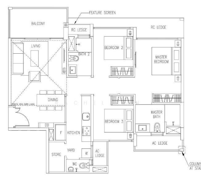 The Visionaire, Canberra Drive, Sembawang / Yishun, 3 Bedrooms, 1,152 sqft, Condominium For Sale, by Rachel Tan, 500286693 - PropertyGuru.com.sg
