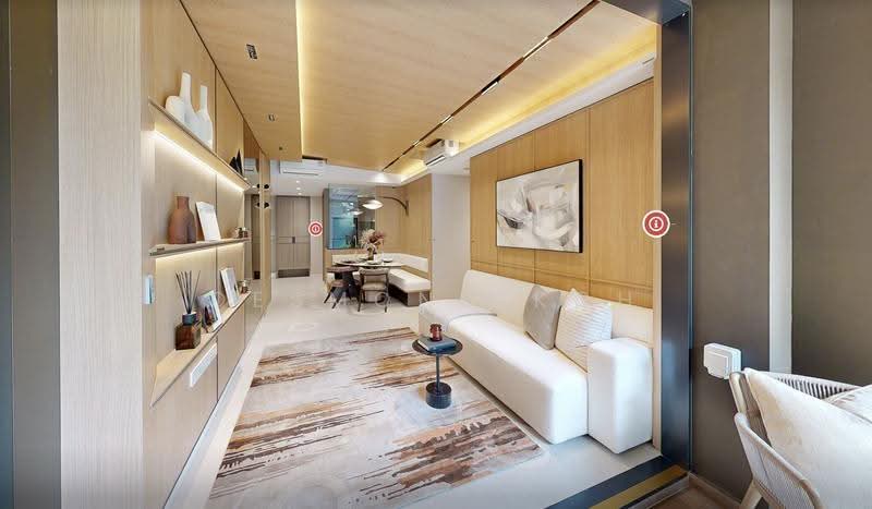 Lucerne Grand, Lakeside Drive, Boon Lay / Jurong / Tuas, 3 Bedrooms, 883 sqft, Condominium For Sale, by Desmond Koh, 500286774 - Living Room - PropertyGuru.com.sg