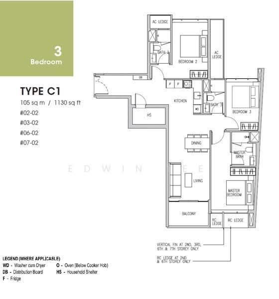 Freehold Brand New just TOP, 1km to Geylang Methodist School (Primary), Eunos / Geylang / Paya Lebar, 3 Bedrooms, 1,130 sqft, Condominium For Sale, by Edwin Lee, 500286794 - PropertyGuru.com.sg
