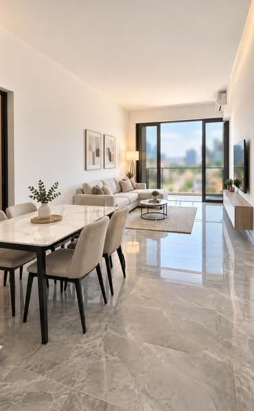 Freehold Brand New just TOP, 1km to Geylang Methodist School (Primary), Eunos / Geylang / Paya Lebar, 3 Bedrooms, 1,130 sqft, Condominium For Sale, by Edwin Lee, 500286794 - Living Room - PropertyGuru.com.sg