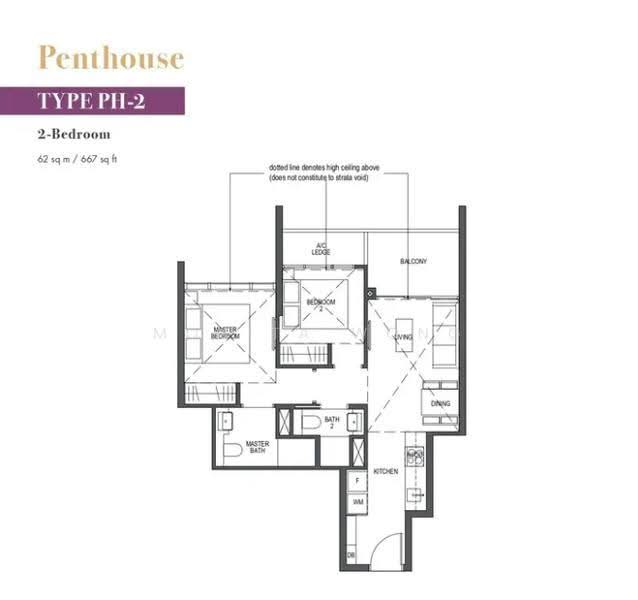 Pullman Residences, 18 Dunearn Road, Newton / Novena, 2 Bedrooms, 667 sqft, Condominium For Sale, by Monita Wong, 500286819 - PropertyGuru.com.sg