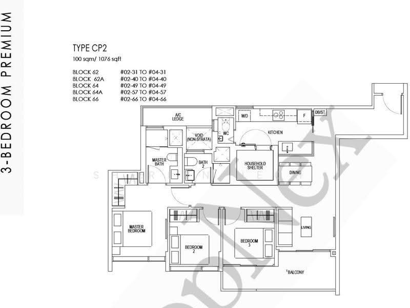 Kent Ridge Hill Residences, 66 South Buona Vista Road, Buona Vista / West Coast / Clementi New Town, 3 Bedrooms, 1,076 sqft, Condominium For Sale, by Sherlyn Neoh, 500287014 - PropertyGuru.com.sg