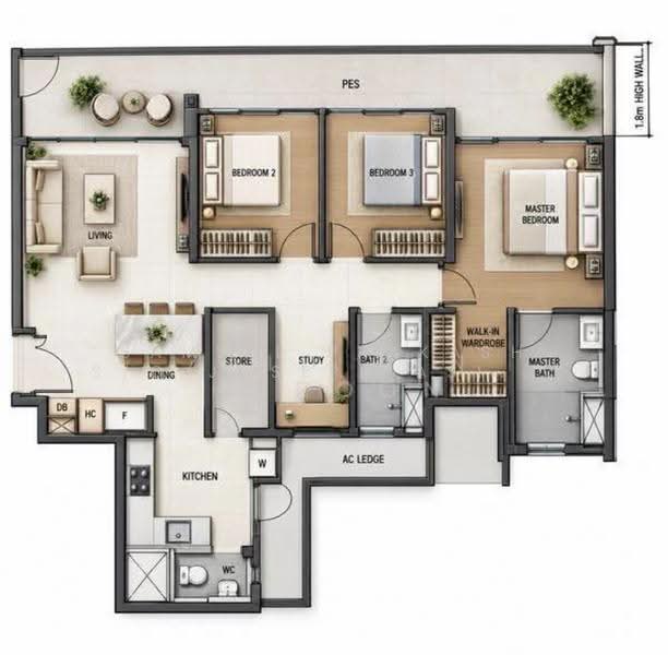 The Visionaire, 174 Canberra Drive, Sembawang / Yishun, 3 Bedrooms, 1,259 sqft, Condominium For Sale, by Samuel Prakash S/O Joseph Asirvatham, 500287030 - PropertyGuru.com.sg