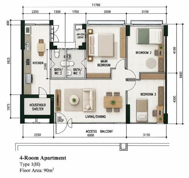 410 Sembawang Drive, 410 410, Sembawang / Yishun, 3 Bedrooms, 969 sqft, HDB Flat For Sale, by Toh Benson, 500287113 - PropertyGuru.com.sg