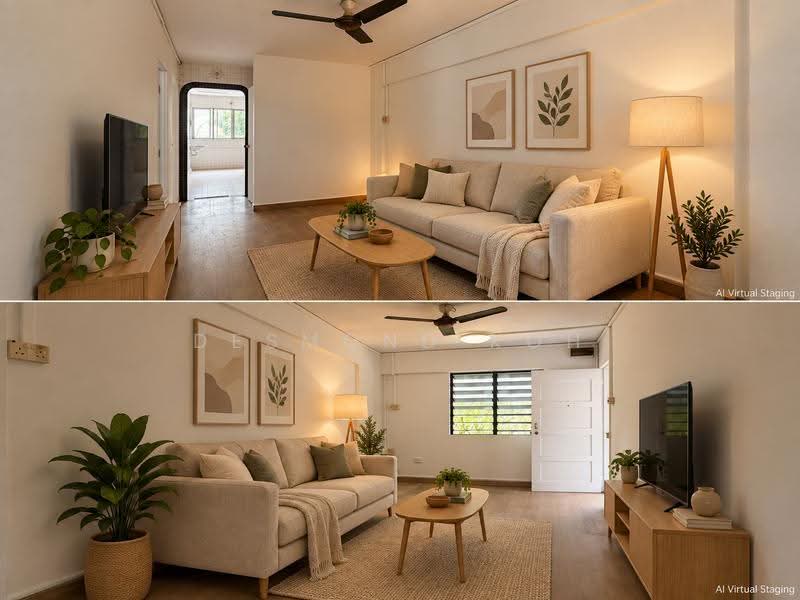 709 Hougang Avenue 2, 709 Hougang Avenue 2, Hougang / Punggol / Sengkang, 2 Bedrooms, 721 sqft, HDB Flat For Sale, by Desmond Koh, 500287145 - Living Room - PropertyGuru.com.sg