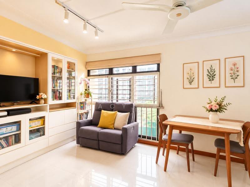 462 Clementi Avenue 3, 462 Clementi Avenue 3, Buona Vista / West Coast / Clementi New Town, 3 Bedrooms, 969 sqft, HDB Flat For Sale, by Tracy Lai, 500287195 - Living Room - PropertyGuru.com.sg