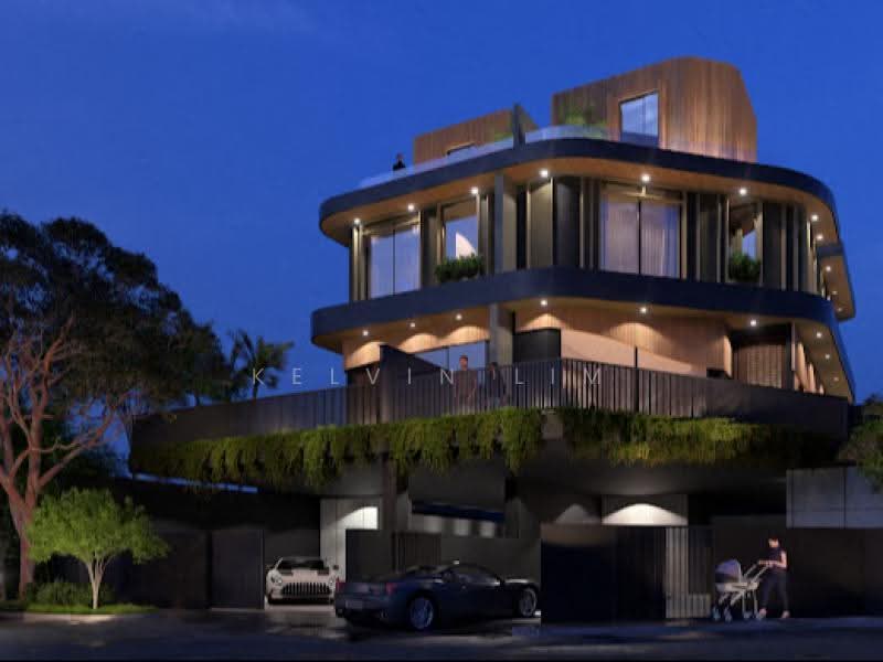 Brand New Architectural Semi-D with Pool and Lift, Prestigious Goodman Estate Quiet Exclusive Enclave, East Coast / Marine Parade, 6 Bedrooms, 7,560 sqft, Semi-Detached House For Sale, by Kelvin Lim, 500287206 - Exterior - PropertyGuru.com.sg