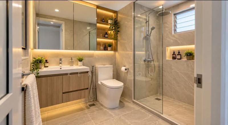 250 Bukit Batok East Avenue 5, 250 Bukit Batok East Avenue 5, Dairy Farm / Bukit Panjang / Choa Chu Kang, 2 Bedrooms, 785 sqft, HDB Flat For Sale, by Kenny Loh, 500287243 - Bathroom - PropertyGuru.com.sg