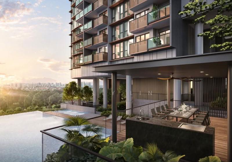 The Hill @ One-North, 15 Slim Barrack Rise, Buona Vista / West Coast / Clementi New Town, 3 Bedrooms, 980 sqft, Condominium For Rent, by Kelly Lin, 500287301 - Pool - PropertyGuru.com.sg