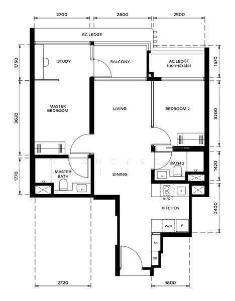 Thomson Reserve, Bright Hill Drive, Ang Mo Kio / Bishan / Thomson, 2 Bedrooms, 732 sqft, Condominium For Sale, by Francesca Lee, 500287305 - PropertyGuru.com.sg