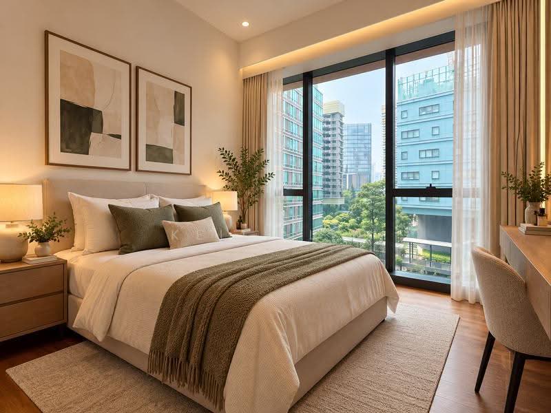 The Hill @ One-North, 15 Slim Barrack Rise, Buona Vista / West Coast / Clementi New Town, 3 Bedrooms, 1,023 sqft, Condominium For Rent, by Kelly Lin, 500287307 - Bedroom - PropertyGuru.com.sg