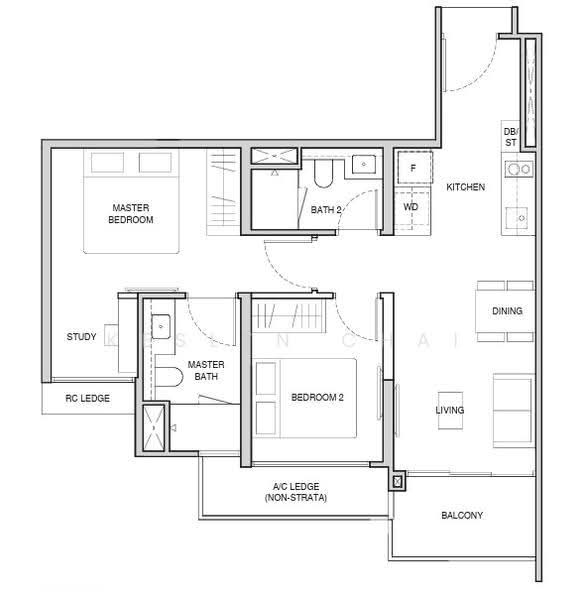 Norwood Grand, Admiralty / Woodlands, 2 Bedrooms, 667 sqft, Condominium For Rent, by Keslyn Chai, 500287341 - PropertyGuru.com.sg