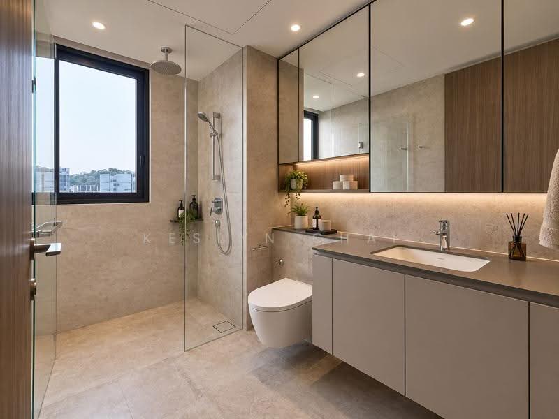 Norwood Grand, Admiralty / Woodlands, 2 Bedrooms, 667 sqft, Condominium For Rent, by Keslyn Chai, 500287341 - Bathroom - PropertyGuru.com.sg