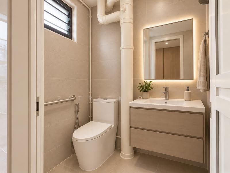 720 Jurong West Avenue 5, 720 Jurong West Avenue 5, Boon Lay / Jurong / Tuas, 3 Bedrooms, 1,119 sqft, HDB Flat For Sale, by Patrick Ong, 500287349 - Bathroom - PropertyGuru.com.sg