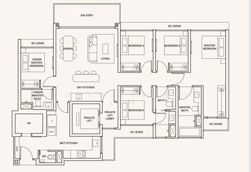 Clavon, 8 Clementi Avenue 1, Buona Vista / West Coast / Clementi New Town, 5 Bedrooms, 1,690 sqft, Condominium For Sale, by Joyce Lye Hui Xin, 500287352 - PropertyGuru.com.sg