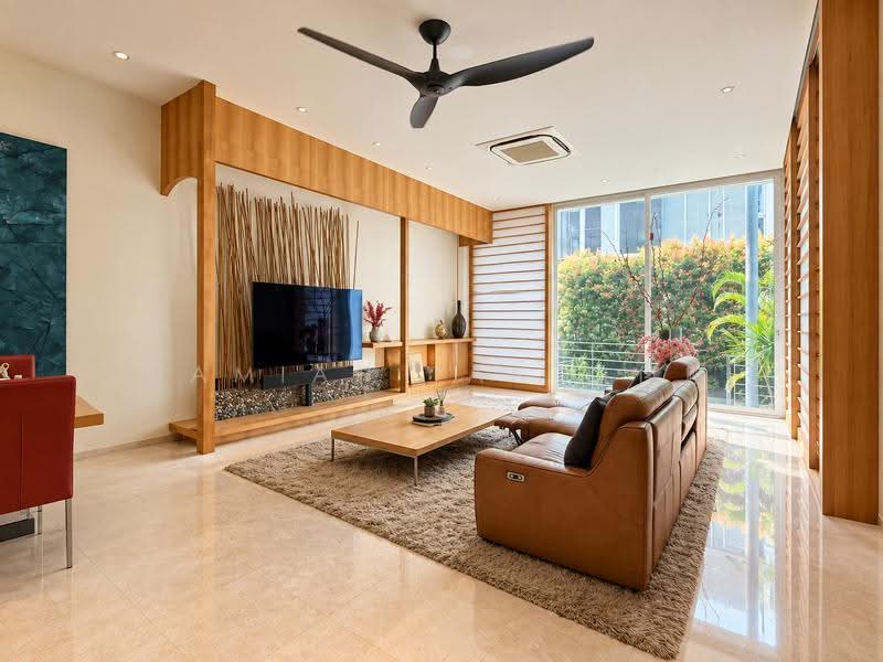 ✸BESIDE PARK✸MODERN DESIGN 2.5-STY+BASEMENT CORNER TER✸1KM OF MARIS STELLA HIGH & CEDAR PRI. SCHOOL✸, Chempaka Avenue Mulberry Belimbing Lichi Angsana Lorong Bunga Jalan Kemboja Butterfly Cedar Kenanga Kee Choe Wan Tho Wangi Siang Kuang Siak Kew Kwong Puay Hee Pheng Geck Pang Seng Setia Mulia Gembira Mesra Muhibbah Hiboran Kemajuan Happy Sennett East, Macpherson / Potong Pasir, 4 Bedrooms, 4,656 sqft, Corner Terrace For Sale, by Damian Tan 陈係赈, 500287405 - Living - PropertyGuru.com.sg