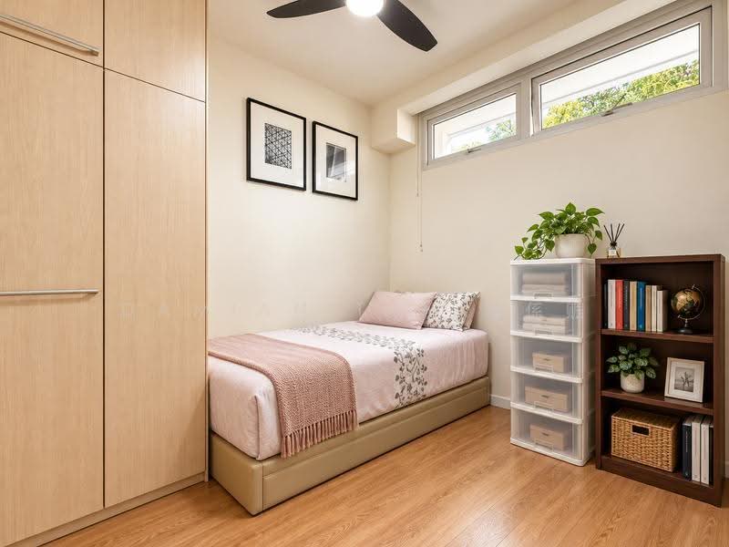 ✸BESIDE PARK✸MODERN DESIGN 2.5-STY+BASEMENT CORNER TER✸1KM OF MARIS STELLA HIGH & CEDAR PRI. SCHOOL✸, Chempaka Avenue Mulberry Belimbing Lichi Angsana Lorong Bunga Jalan Kemboja Butterfly Cedar Kenanga Kee Choe Wan Tho Wangi Siang Kuang Siak Kew Kwong Puay Hee Pheng Geck Pang Seng Setia Mulia Gembira Mesra Muhibbah Hiboran Kemajuan Happy Sennett East, Macpherson / Potong Pasir, 4 Bedrooms, 4,656 sqft, Corner Terrace For Sale, by Damian Tan 陈係赈, 500287405 - Bedroom 4 - PropertyGuru.com.sg