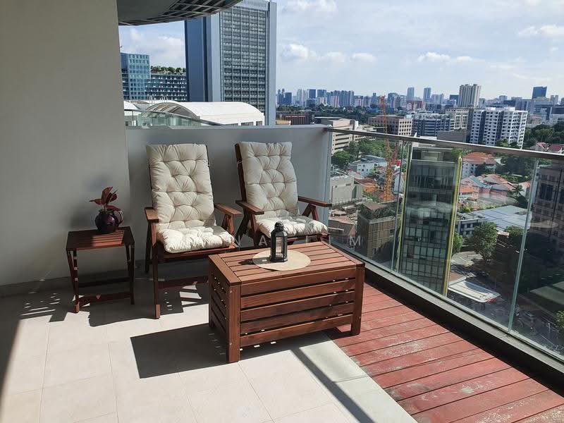 Espada, 48 Saint Thomas Walk, Orchard / River Valley, 2 Bedrooms, 689 sqft, Condominium For Sale, by Lena Lim, 500287503 - Balcony - PropertyGuru.com.sg