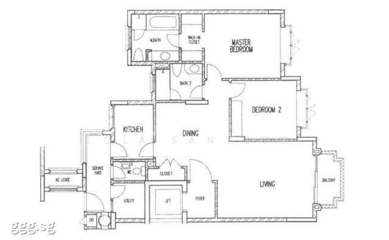 Costa Rhu, 1 Rhu Cross, East Coast / Marine Parade, 2 Bedrooms, 1,345 sqft, Condominium For Rent, by Lola Santoso, 500287509 - PropertyGuru.com.sg