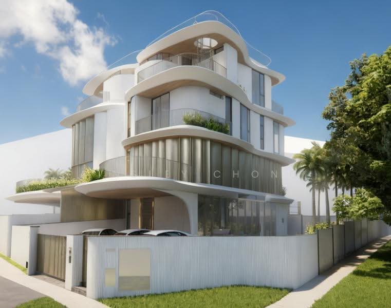 Brand New Semi Detached 6 Mins from Bartley MRT, Jalan Lokam, Tai Seng, Upper Paya Lebar Road, Hougang / Punggol / Sengkang, 6 Bedrooms, 6,910 sqft, Semi-Detached House For Sale, by Ainsley Chong, 500287537 - Exterior - PropertyGuru.com.sg