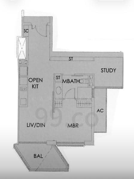 Sky Habitat, 9 Bishan Street 15, Ang Mo Kio / Bishan / Thomson, 2 Bedrooms, 711 sqft, Condominium For Rent, by Karen Tan, 500287719 - Kitchen - PropertyGuru.com.sg