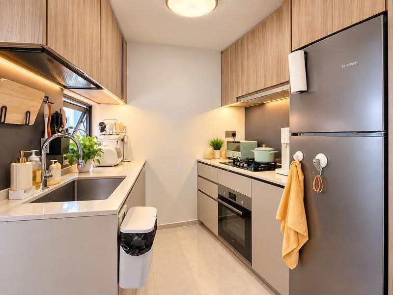 Dairy Farm Residences, 8 Dairy Farm Lane, Dairy Farm / Bukit Panjang / Choa Chu Kang, 3 Bedrooms, 1,012 sqft, Condominium For Sale, by Ivan Lam, 500287759 - Kitchen - PropertyGuru.com.sg