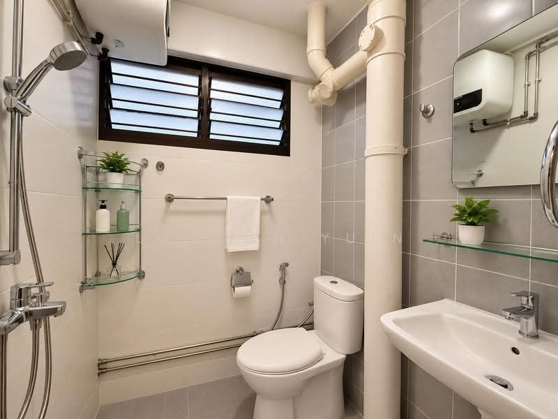 205 Clementi Avenue 6, 205 Clementi Avenue 6, Buona Vista / West Coast / Clementi New Town, 3 Bedrooms, 980 sqft, HDB Flat For Sale, by Lui Yen Yuin, 500287771 - Bathroom - PropertyGuru.com.sg