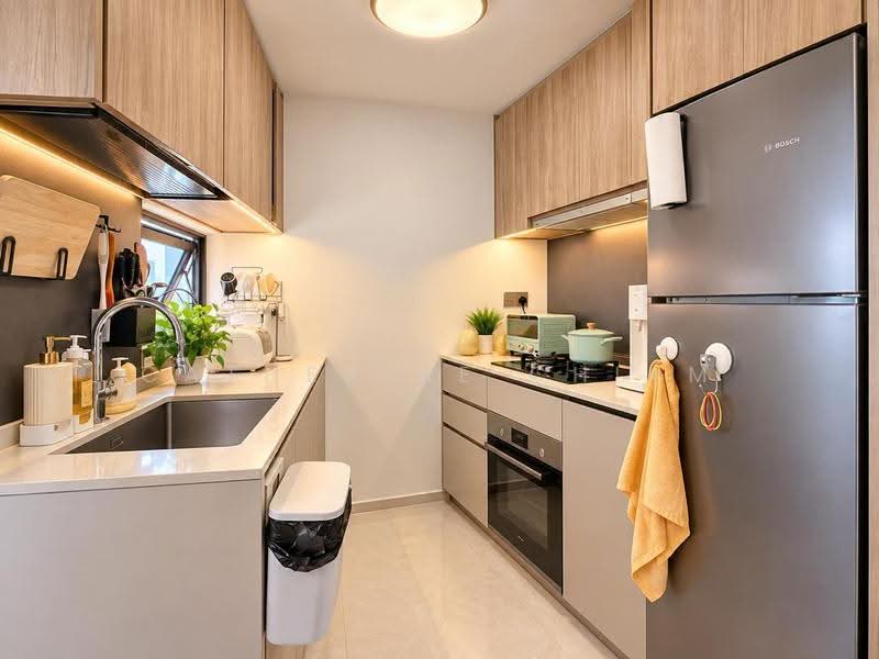 Dairy Farm Residences, 8 Dairy Farm Lane, Dairy Farm / Bukit Panjang / Choa Chu Kang, 3 Bedrooms, 1,012 sqft, Condominium For Sale, by Catherine Chiam, 500287775 - Kitchen - PropertyGuru.com.sg