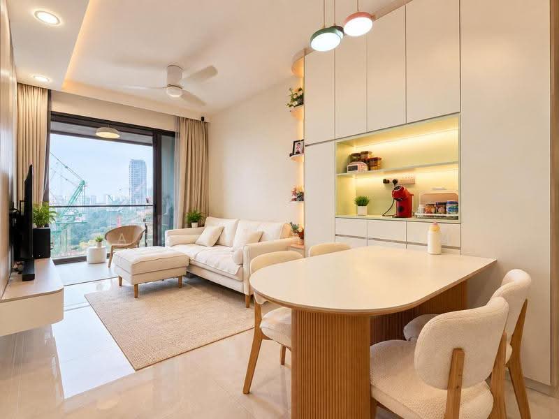 Dairy Farm Residences, 8 Dairy Farm Lane, Dairy Farm / Bukit Panjang / Choa Chu Kang, 3 Bedrooms, 1,012 sqft, Condominium For Sale, by Catherine Chiam, 500287775 - Living Room - PropertyGuru.com.sg