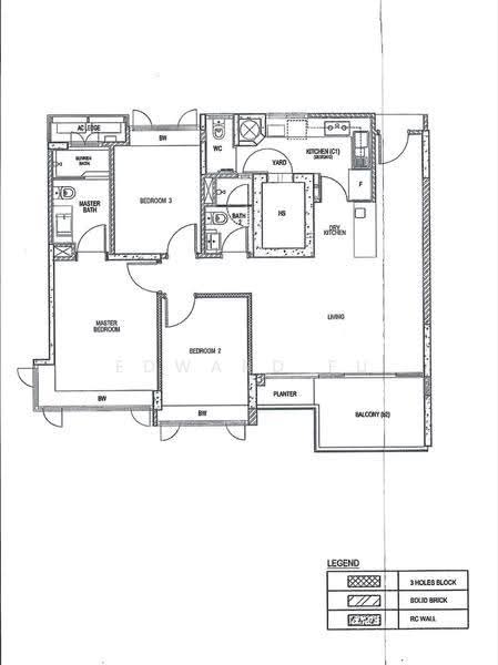 Waterfront Key, 772 Bedok Reservoir Road, Bedok / Upper East Coast, 3 Bedrooms, 1,227 sqft, Condominium For Sale, by Edward Fu, 500287781 - PropertyGuru.com.sg