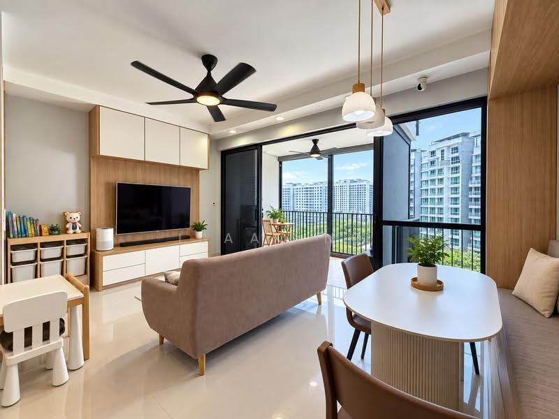 Twin Waterfalls, 122 Punggol Walk, Hougang / Punggol / Sengkang, 3 Bedrooms, 1,001 sqft, Condominium For Sale, by Isaac Ng, 500287844 - Living Room - PropertyGuru.com.sg