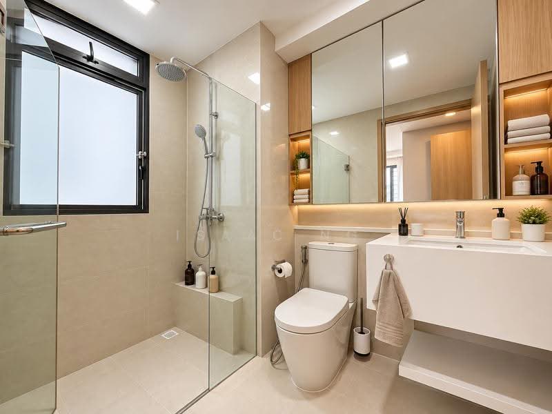 Twin Waterfalls, 122 Punggol Walk, Hougang / Punggol / Sengkang, 3 Bedrooms, 1,001 sqft, Condominium For Sale, by Isaac Ng, 500287844 - Bathroom - PropertyGuru.com.sg