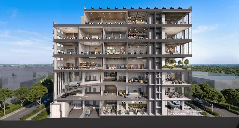 Space Nova, 21 New Industrial Road, Hougang / Punggol / Sengkang, 3,250 sqft, Light Industrial (B1) For Sale, by Wang Jing, 500287986 - Exterior - CommercialGuru.com.sg