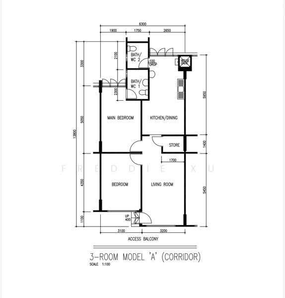 778 Yishun Avenue 2, 778 Yishun Avenue 2, Sembawang / Yishun, 2 Bedrooms, 797 sqft, HDB Flat For Sale, by Freddie Xu, 500288010 - PropertyGuru.com.sg