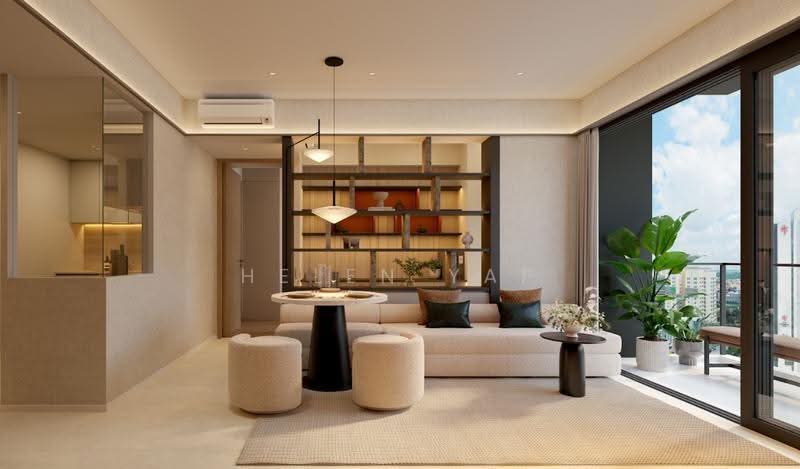 The Serra Residences, 7 Bassein Road, Newton / Novena, 2 Bedrooms, 710 sqft, Condominium For Sale, by Helen Yap, 500288032 - Living Room - PropertyGuru.com.sg
