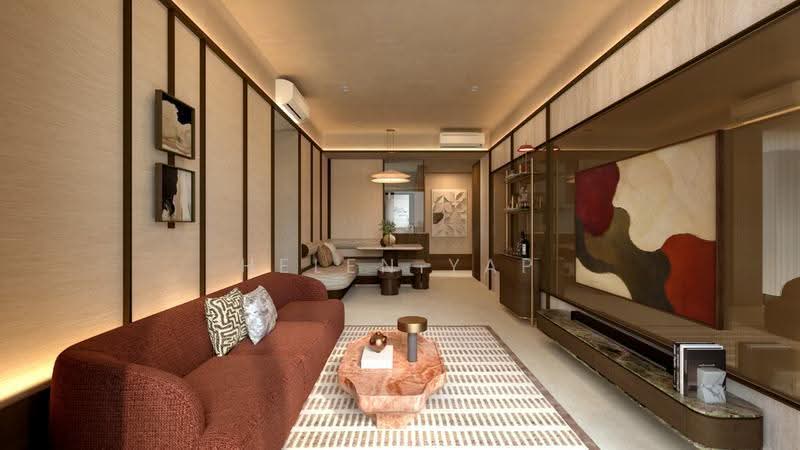 The Serra Residences, 7 Bassein Road, Newton / Novena, 2 Bedrooms, 710 sqft, Condominium For Sale, by Helen Yap, 500288032 - Living Room - PropertyGuru.com.sg