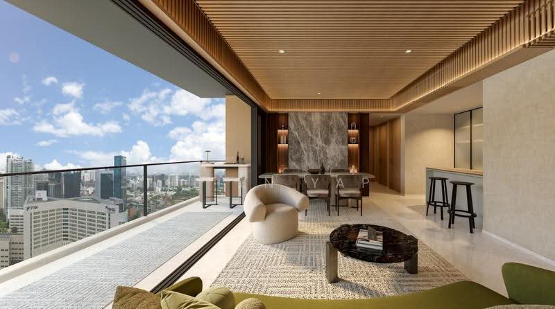 The Serra Residences, 7 Bassein Road, Newton / Novena, 2 Bedrooms, 710 sqft, Condominium For Sale, by Helen Yap, 500288032 - Living Room - PropertyGuru.com.sg