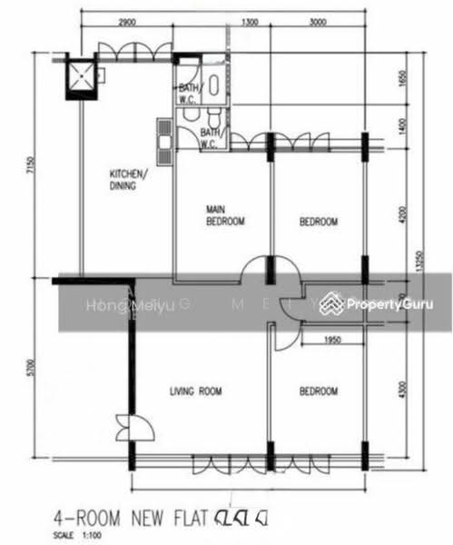 113 Ang Mo Kio Avenue 4, 113 Ang Mo Kio Avenue 4, Ang Mo Kio / Bishan / Thomson, 3 Bedrooms, 990 sqft, HDB Flat For Sale, by Hong Meiyu, 500288052 - PropertyGuru.com.sg