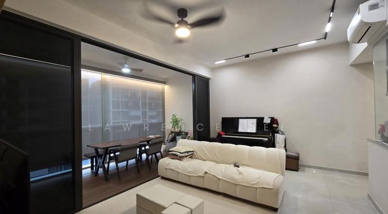 Penrose, 20 Sims Drive, Eunos / Geylang / Paya Lebar, 4 Bedrooms, 1,389 sqft, Condominium For Rent, by Lawrence See, 500288100 - Living Room - PropertyGuru.com.sg