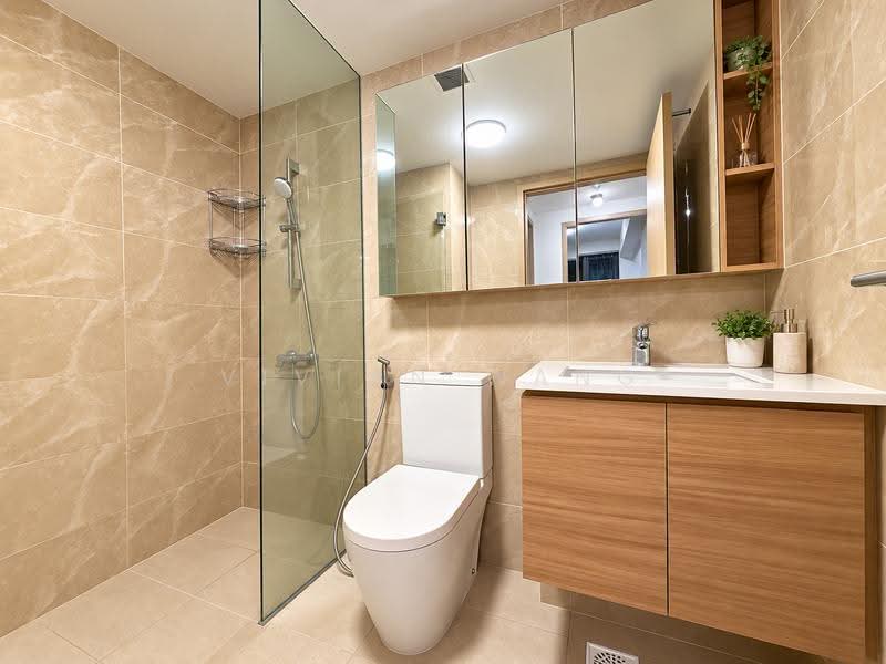 Treasure at Tampines, 43 Tampines Lane, Pasir Ris / Tampines, 2 Bedrooms, 592 sqft, Condominium For Sale, by Vivian Wang, 500288106 - Bathroom - PropertyGuru.com.sg
