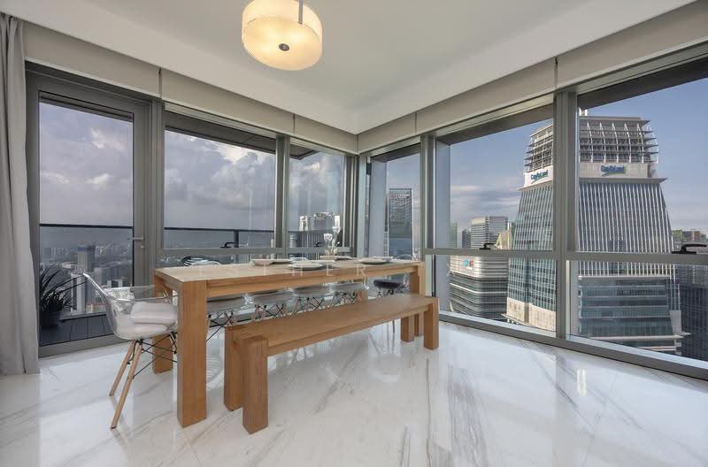 Wallich Residence, 3 Wallich Street, Chinatown / Tanjong Pagar, 3 Bedrooms, 1,755 sqft, Condominium For Rent, by Esther Txe, 500288214 - Dining Room - PropertyGuru.com.sg