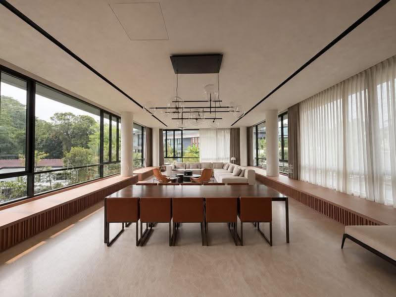 Brand New Bungalow | Garlick Avenue GCBA | D10, Garlick Avenue, Tanglin / Holland / Bukit Timah, 7 Bedrooms, 15,000 sqft, Bungalow House For Sale, by Deborah Lu 陆滢滢, 500288239 - Dinning Area - PropertyGuru.com.sg