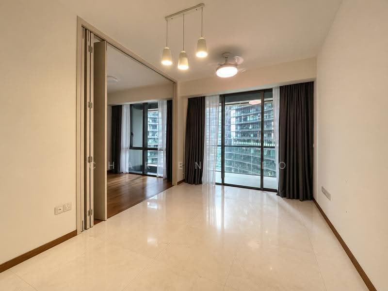 Marina One Residences, 21 Marina Way, Boat Quay / Raffles Place / Marina, 1 Bedroom, 657 sqft, Condominium For Sale, by Charlene Teo, 500288241 - Living Room - PropertyGuru.com.sg