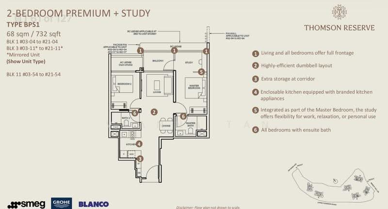 Thomson Reserve, Bright Hill Drive, Ang Mo Kio / Bishan / Thomson, 2 Bedrooms, 732 sqft, Condominium For Sale, by Vianna Tan, 500288261 - PropertyGuru.com.sg